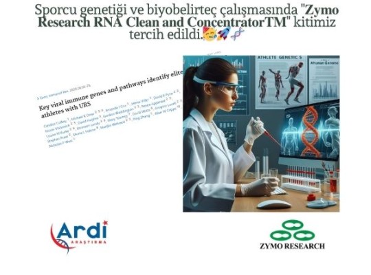 Sporcu genetiği ve biyobelirteç çalışmasında "𝐙𝐲𝐦𝐨 𝐑𝐞𝐬𝐞𝐚𝐫𝐜𝐡 𝐑𝐍𝐀 𝐂𝐥𝐞𝐚𝐧 𝐚𝐧𝐝 𝐂𝐨𝐧𝐜𝐞𝐧𝐭𝐫𝐚𝐭𝐨𝐫𝐓𝐌" kitimiz tercih edildi.🥳🚀🧬